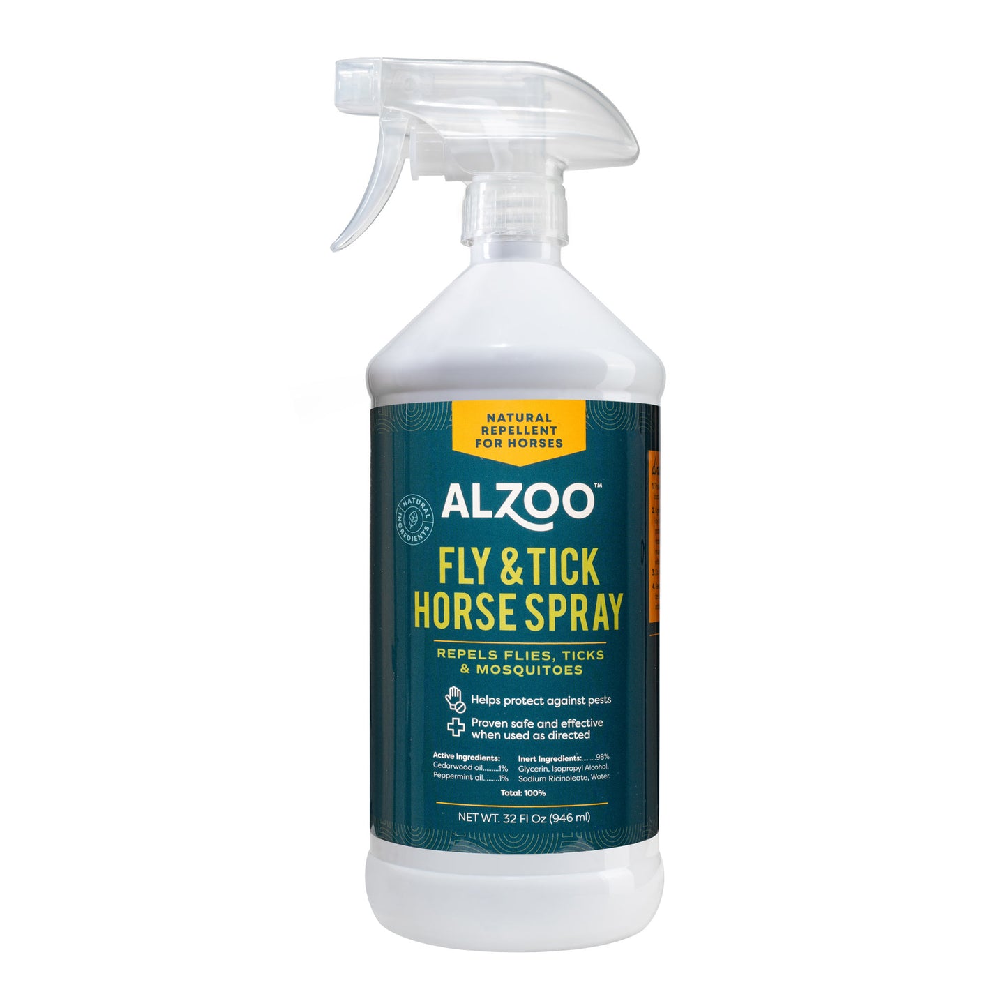 plant-based fly & tick horse spray 32oz