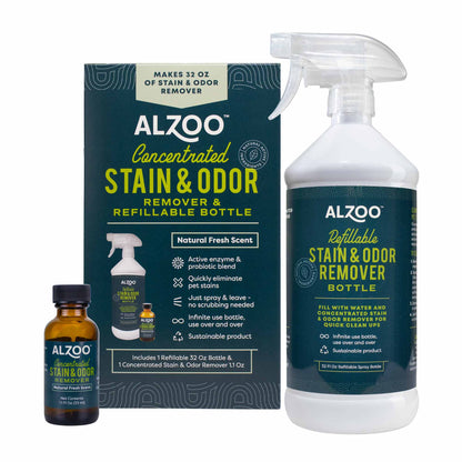 Concentrated Stain & Odor Remover Kit, 32oz; 1.1oz