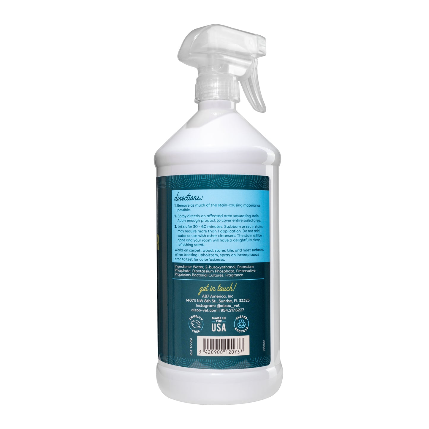 stain & odor remover lavender vanilla spray, 32oz