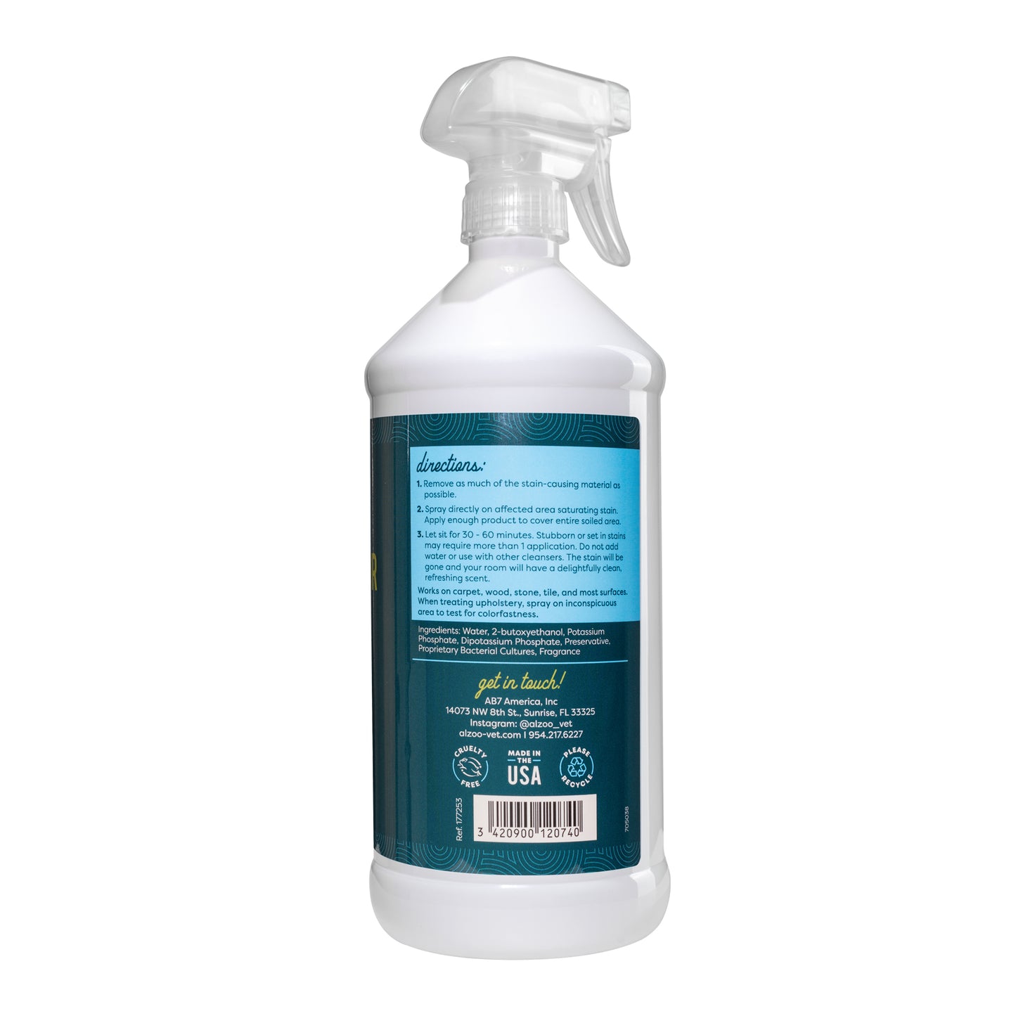 stain & odor remover citrus vanilla spray, 32oz