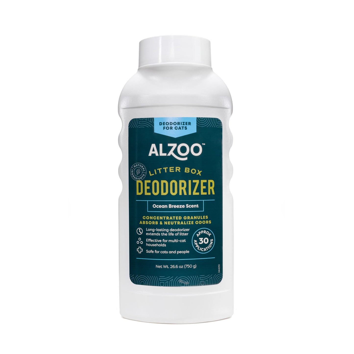 mineral-based litter deodorizer ocean breeze scent, 26.6 oz
