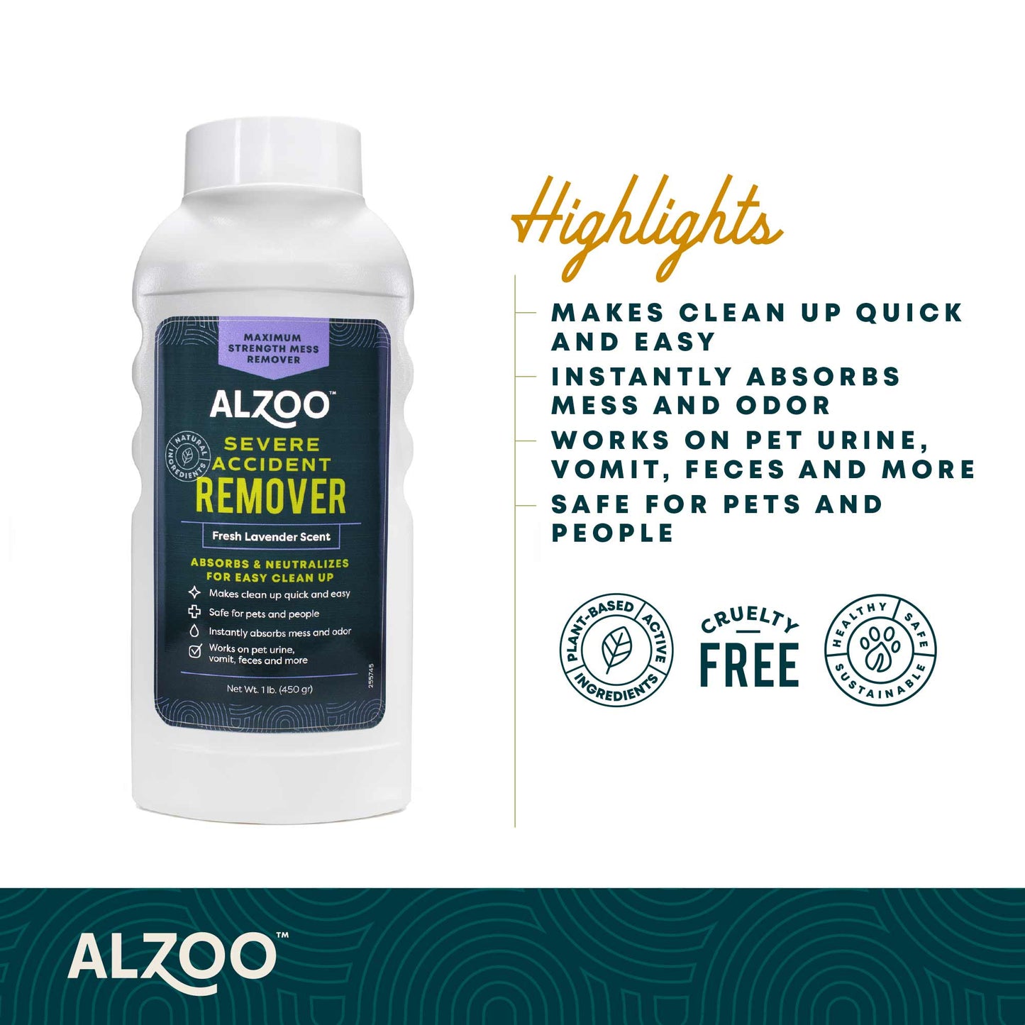mineral-based severe accident remover & absorbent deodorizer lavender, 15.2oz