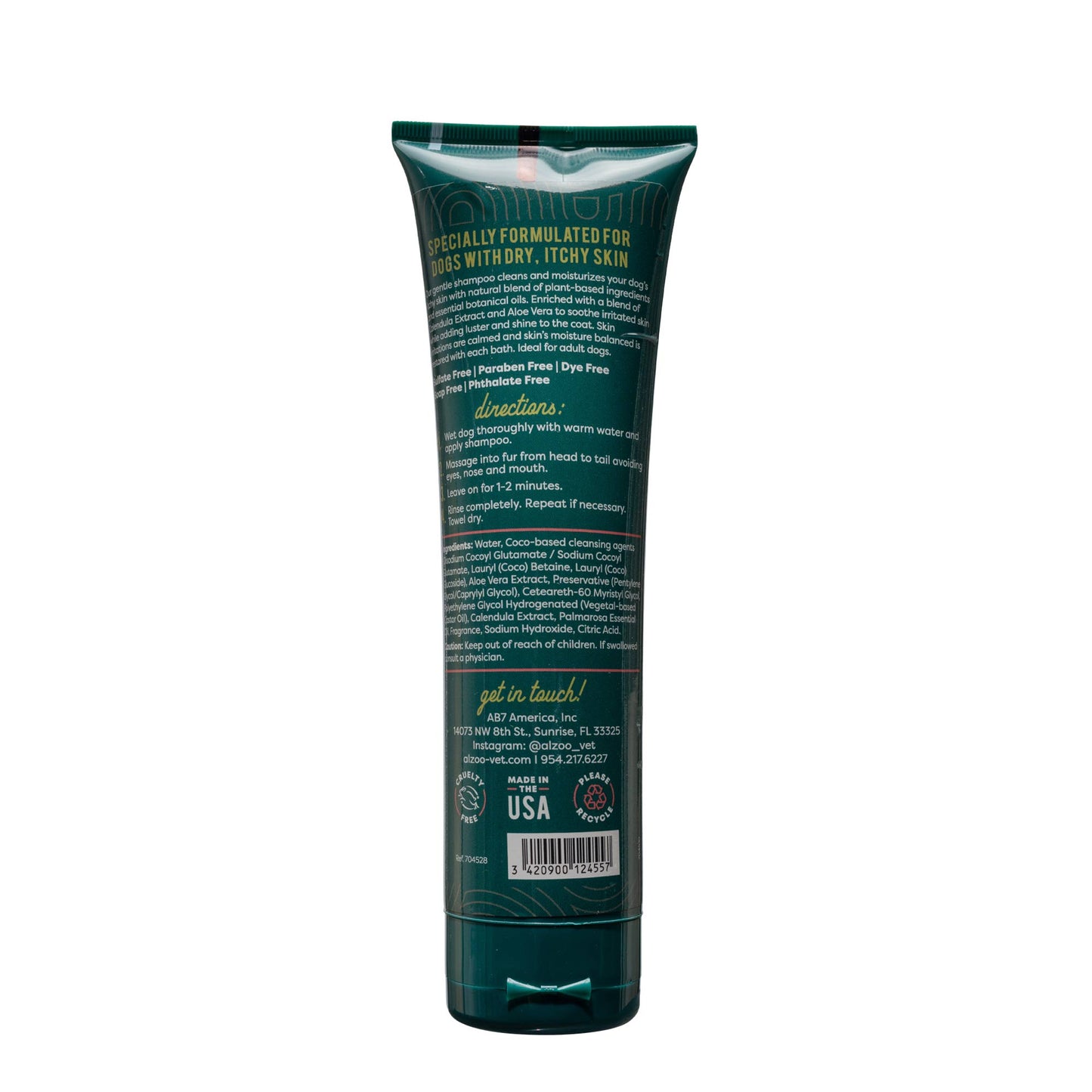 plant-based shampoo anti-itching, 8oz