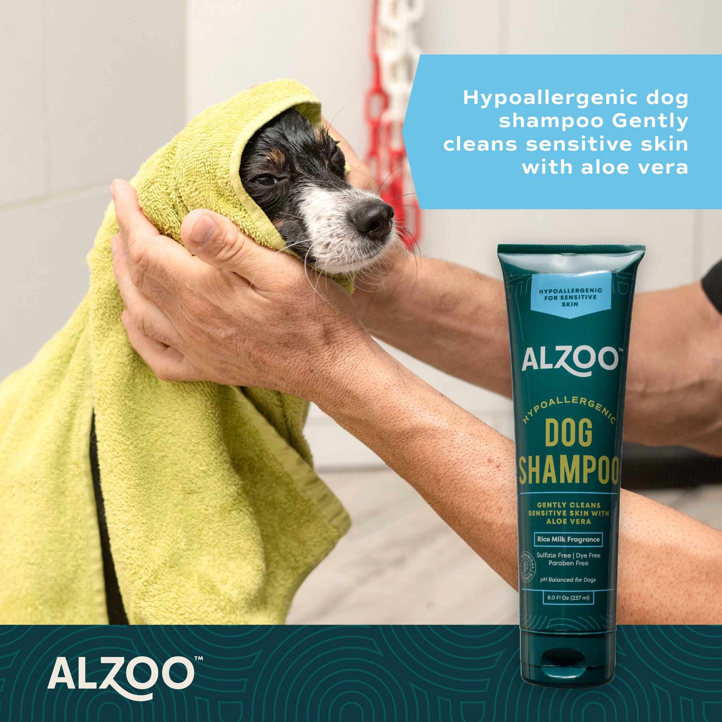 plant-based shampoo hypoallergenic, 8oz