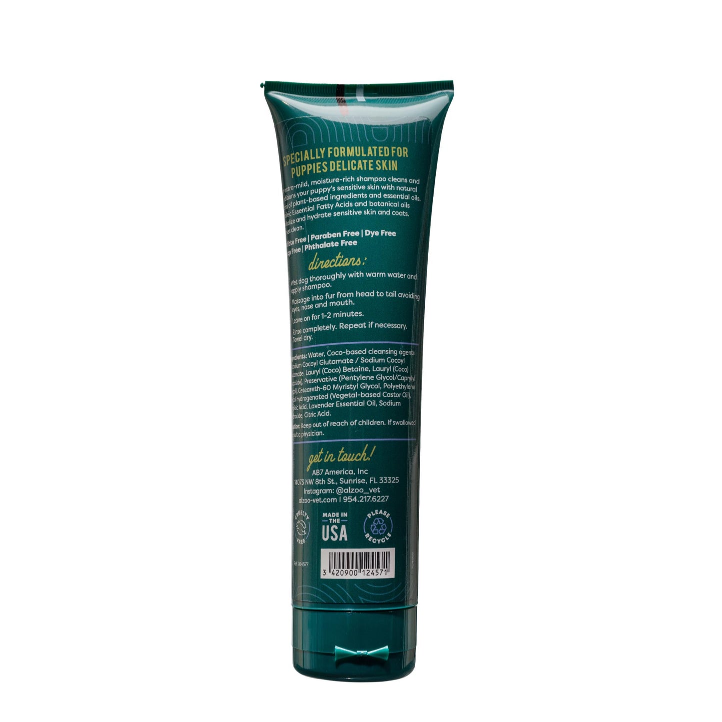 plant-based shampoo gentle puppy, 8oz