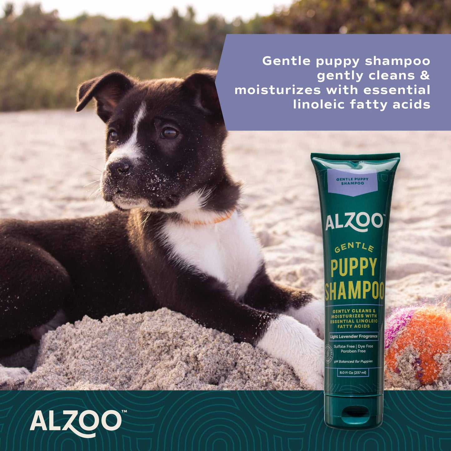 plant-based shampoo gentle puppy, 8oz