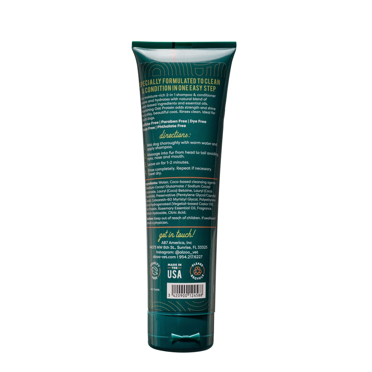 plant-based shampoo & conditioner 2-in-1, 8oz
