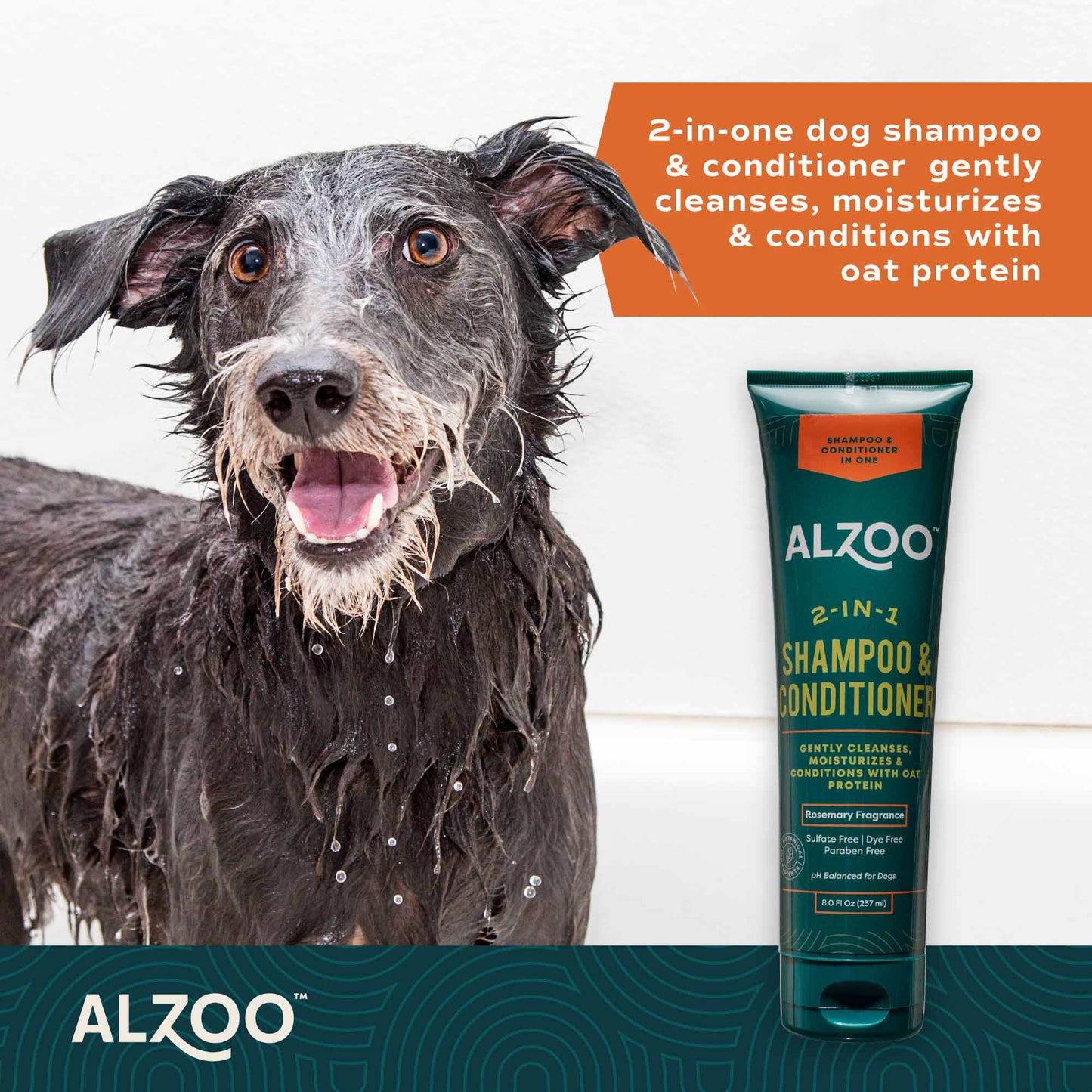 plant-based shampoo & conditioner 2-in-1, 8oz