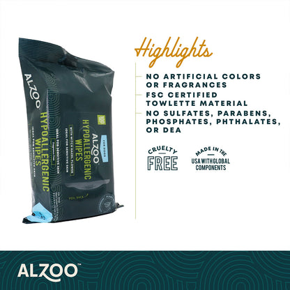 Plant-Based Hypoallergenic Wipes - 100ct