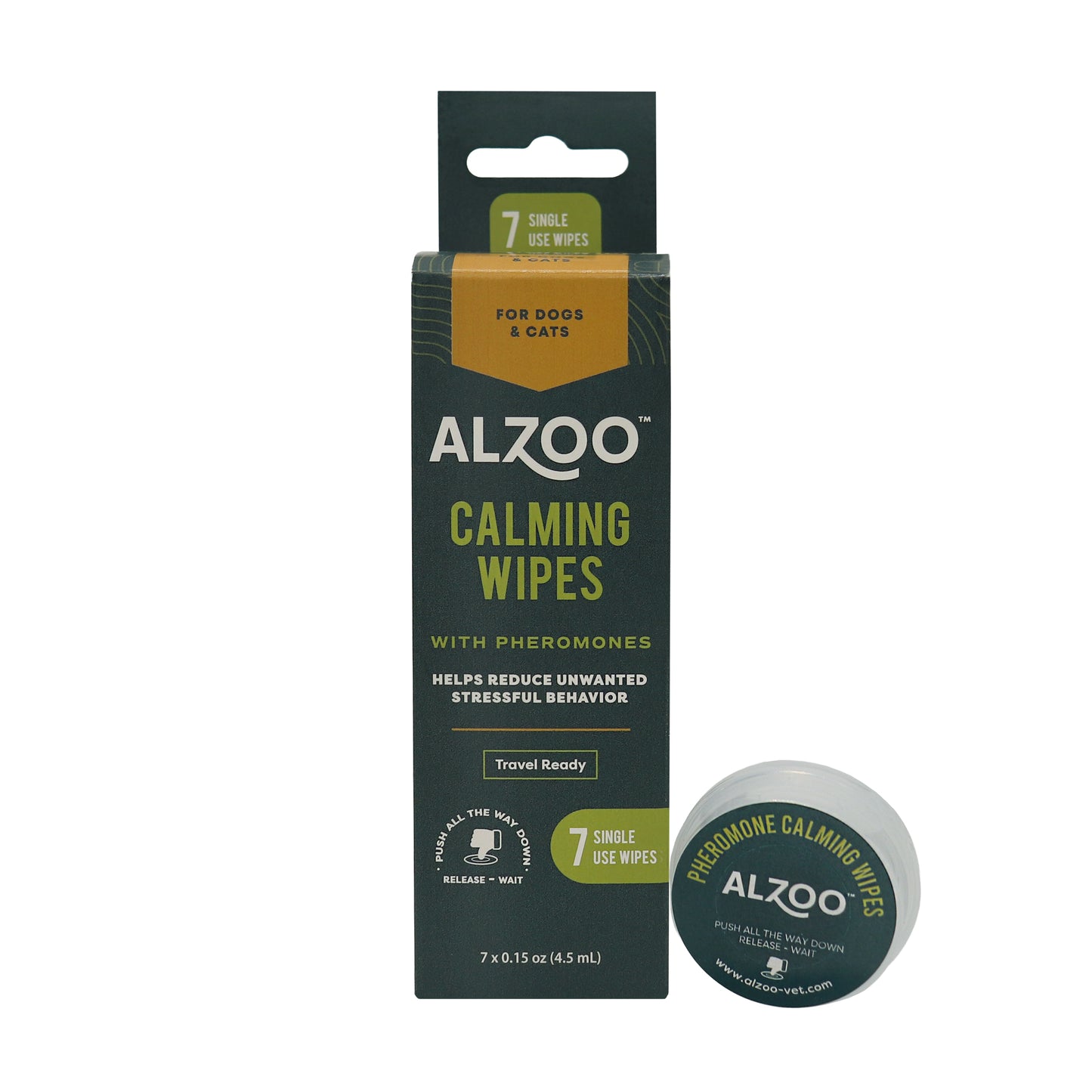 pheromone calming wipes