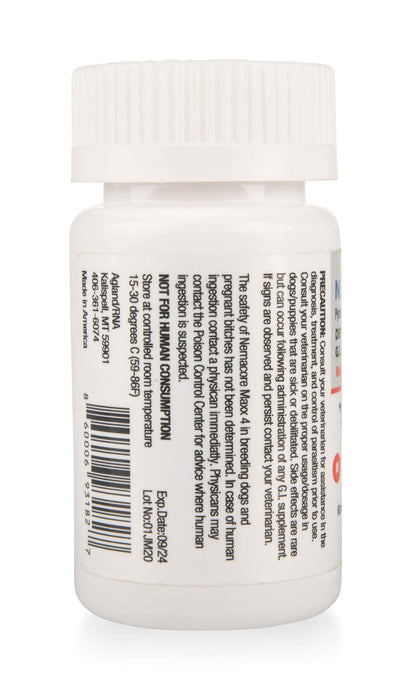 Nemacor Maxx 4 for Dogs, Beef, 2 ct Sz Dog 21-45 lb