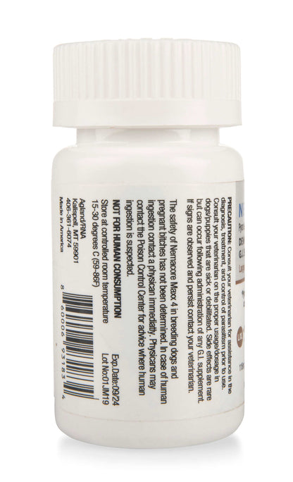 Nemacor Maxx 4 for Dogs, Beef, 2 ct Dog 46-118 lb
