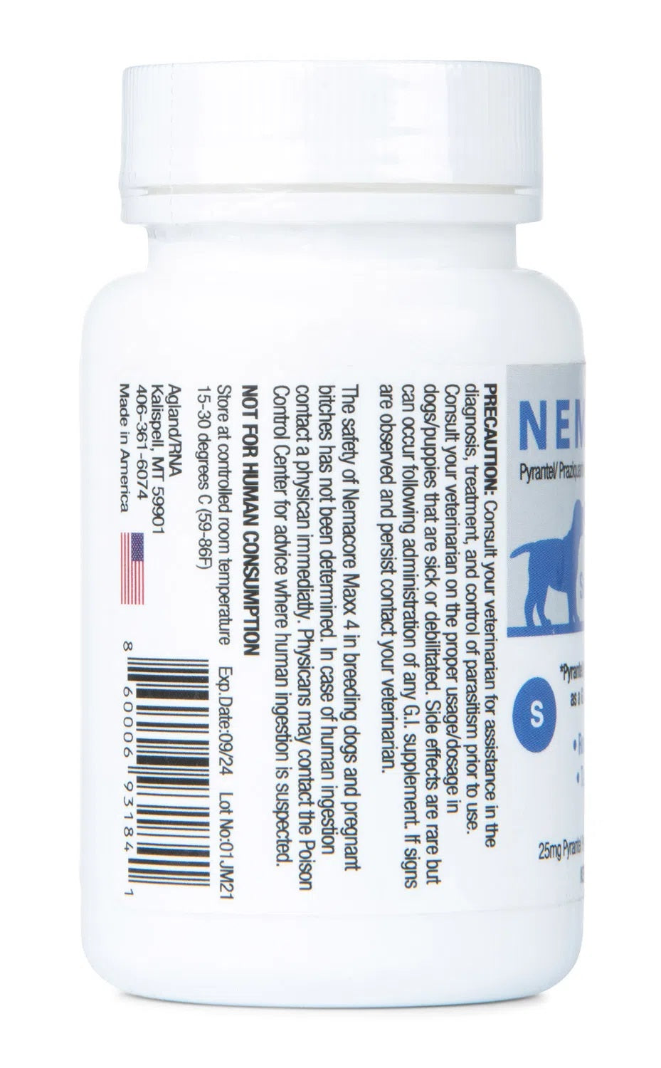 nemacor maxx 4 dogs, beef, 30 ct size: dog 2-20 lb