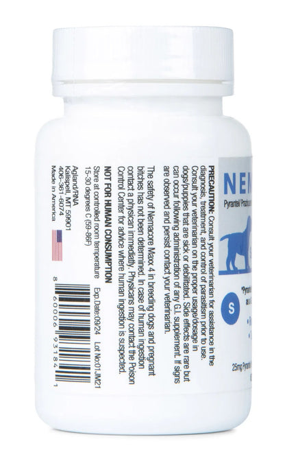 Nemacor Maxx 4 Dogs, Beef, 30 ct Size: Dog 2-20 lb