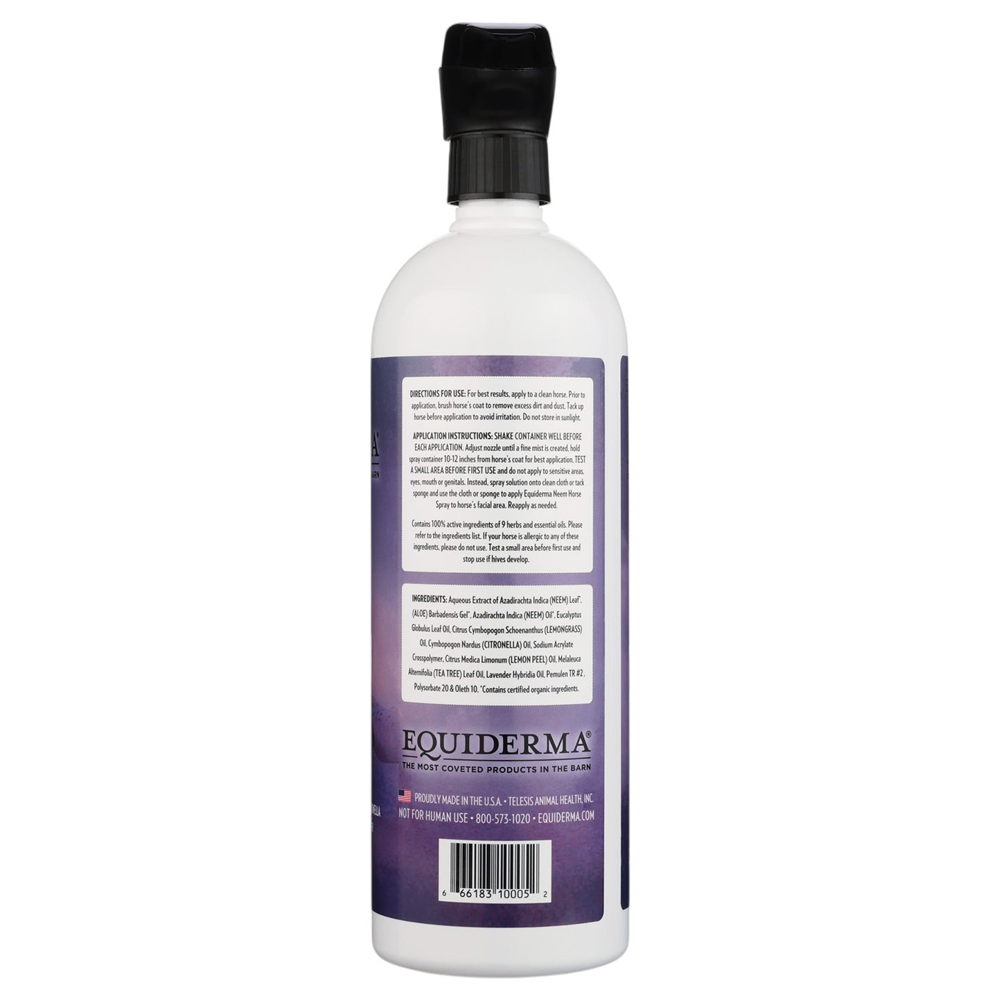 equiderma neem horse spray, 32 oz