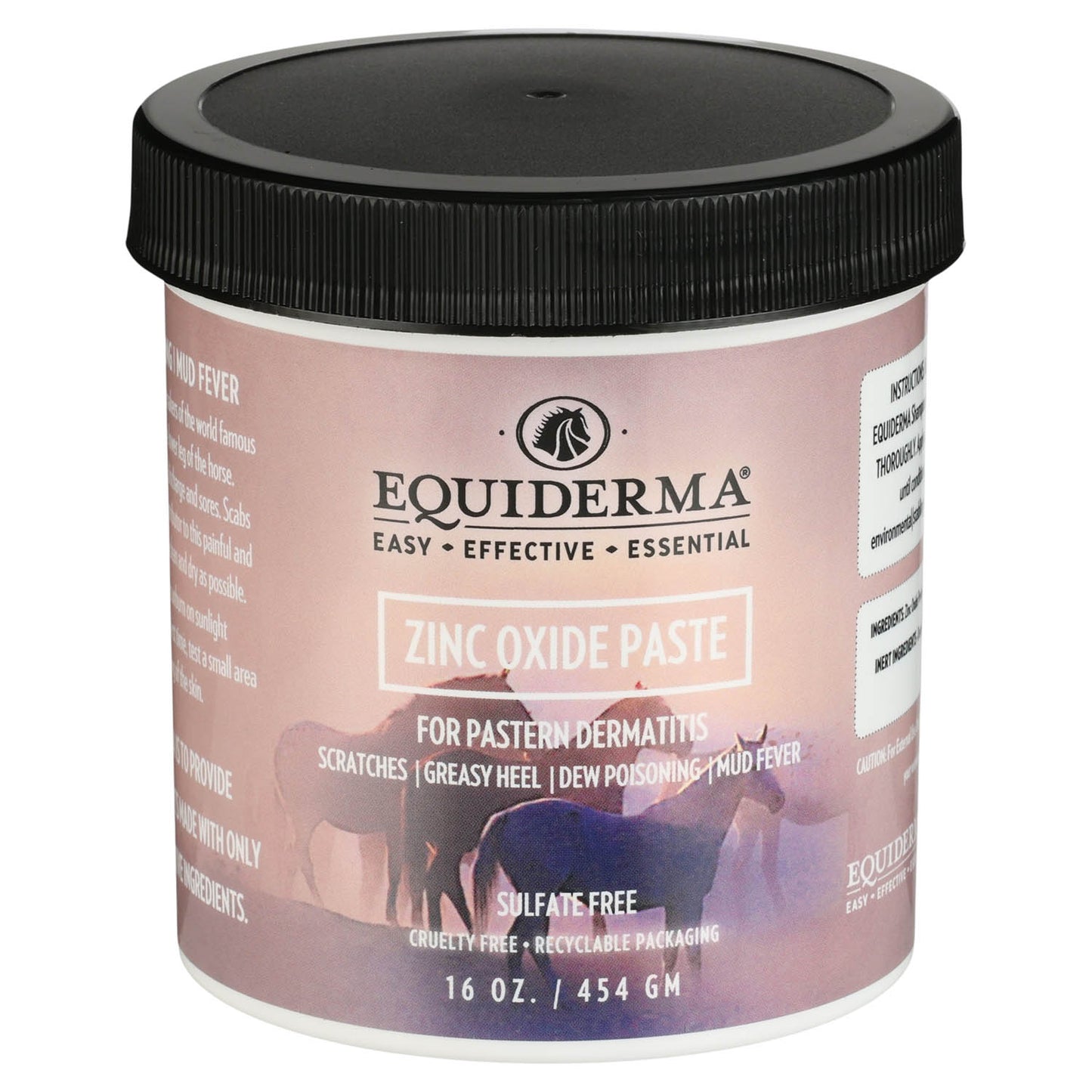 equiderma zinc oxide paste, 16oz