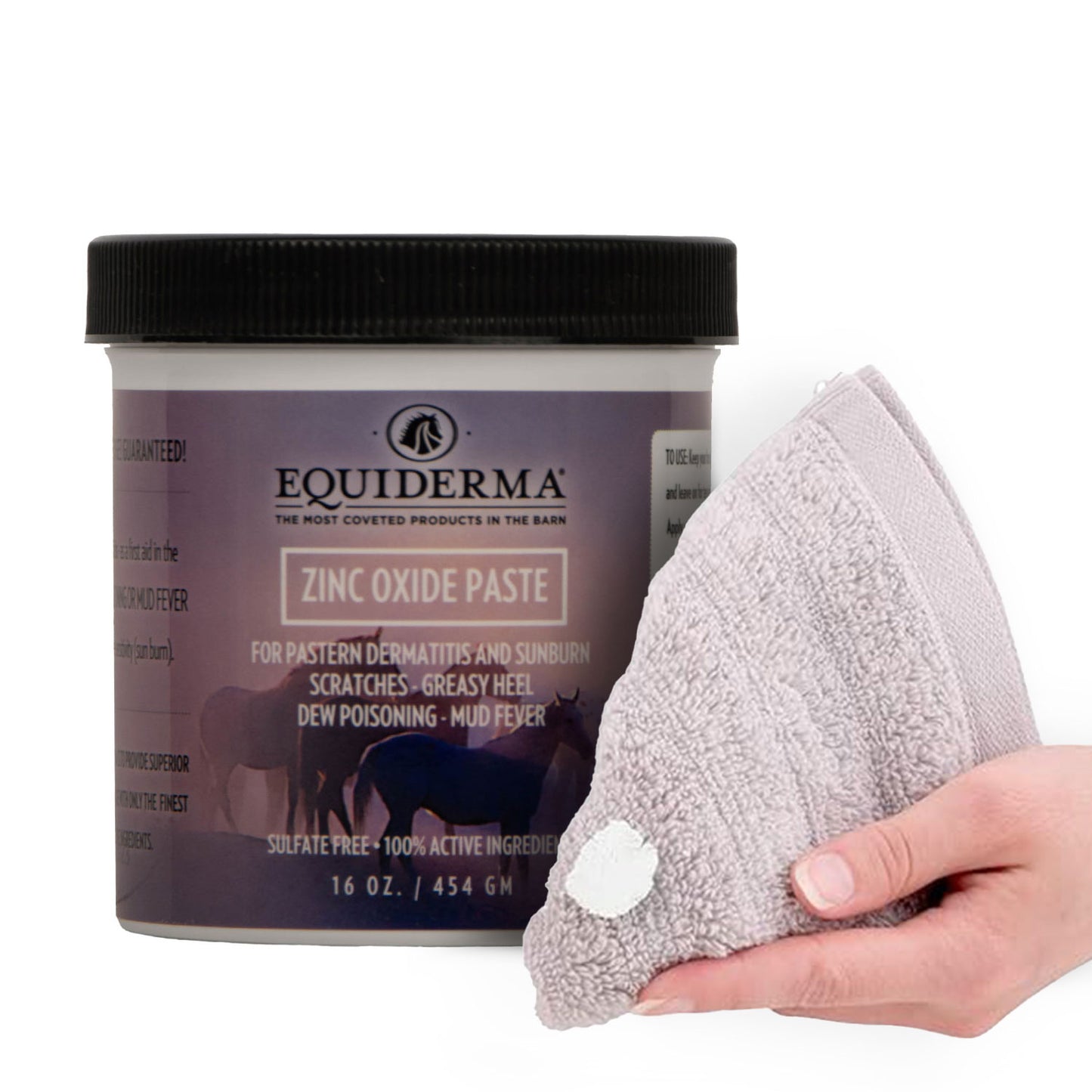 equiderma zinc oxide paste, 16oz