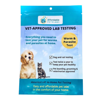 Affordable Pet Labs Total Fecal Tests Plus Giardia For Dogs and Cats Easy Home Kit