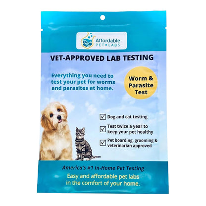 Affordable Pet Labs Basic Fecal Diagnostic Test For Dogs and Cats Easy Home Kit