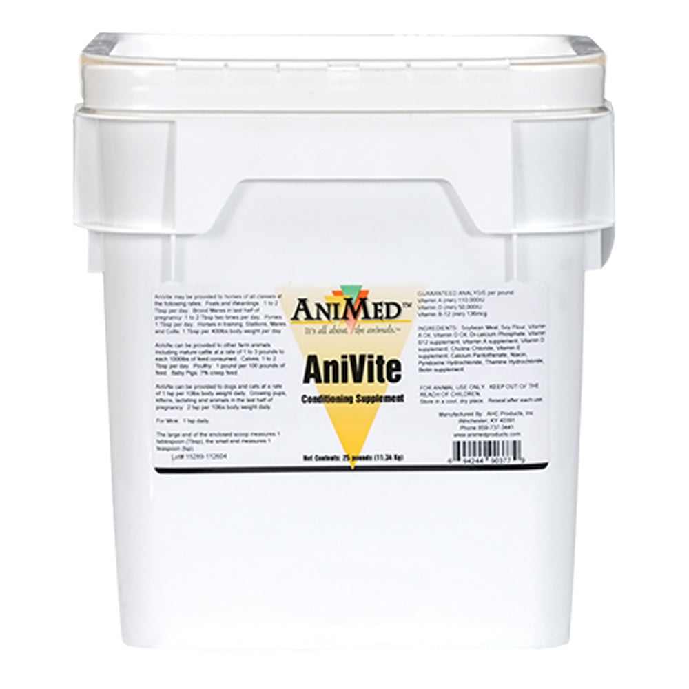 anivite, 25 lb bucket