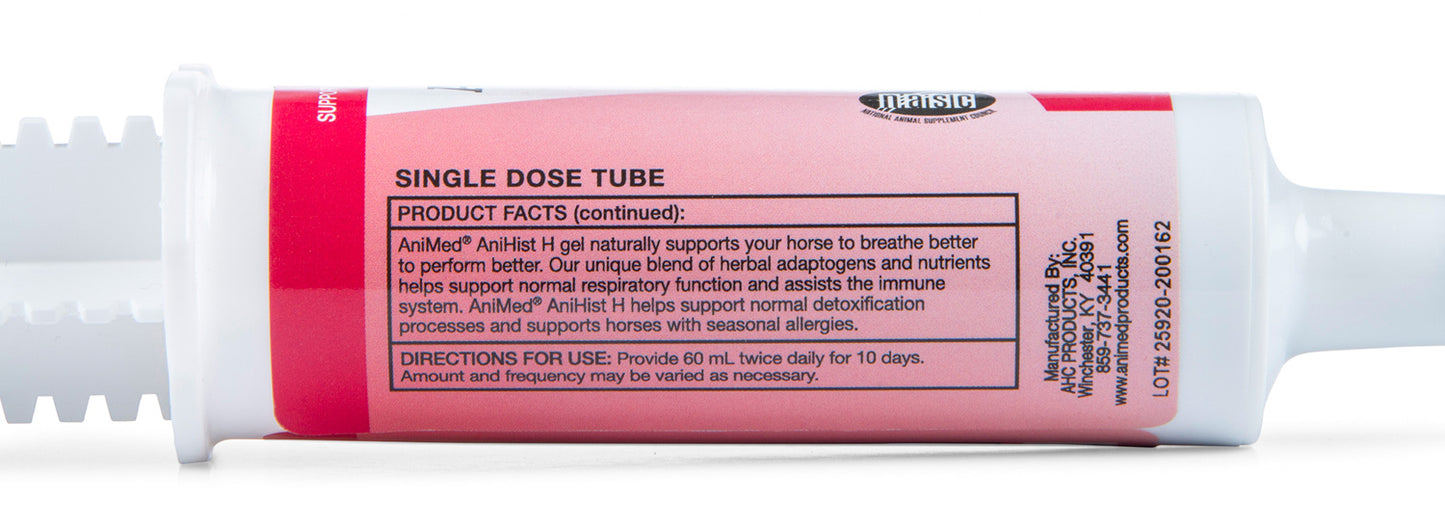 animed anihist h equine oral gel, 60 ml