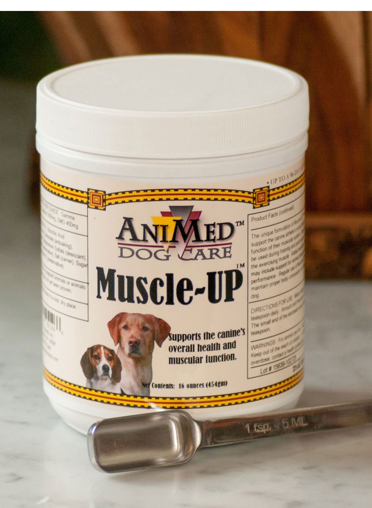 muscle-up powder (dog) 16oz