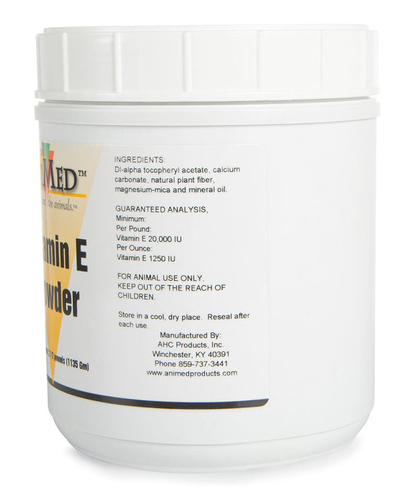 vitamin e powder, 2.5 lb jar