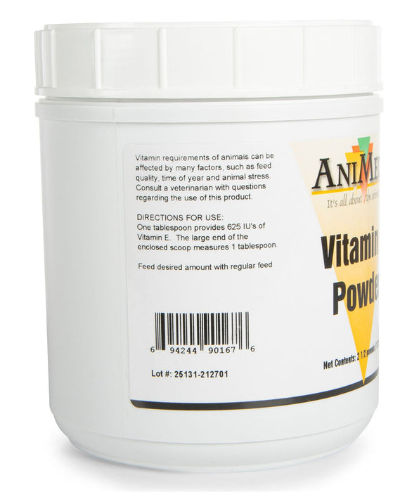 vitamin e powder, 2.5 lb jar