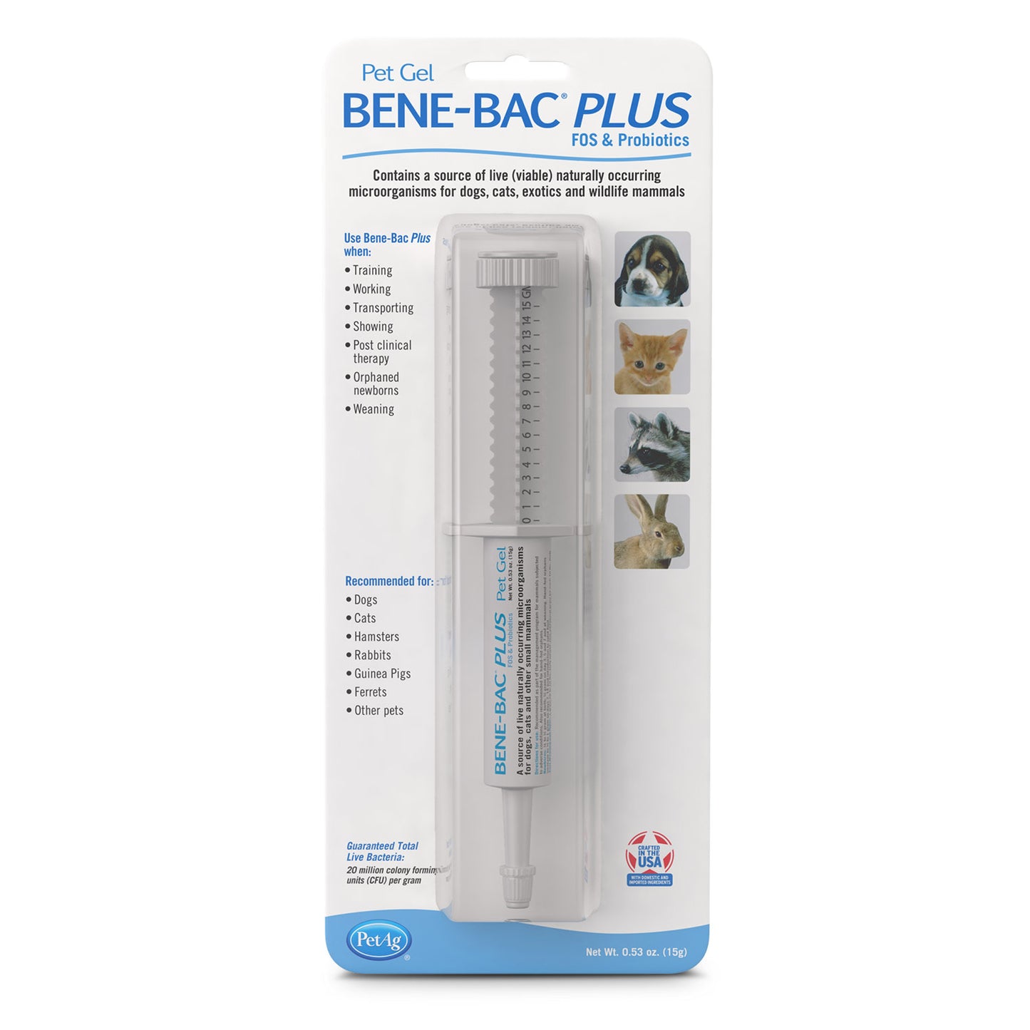 bene-bac plus pet gel, 15 gram