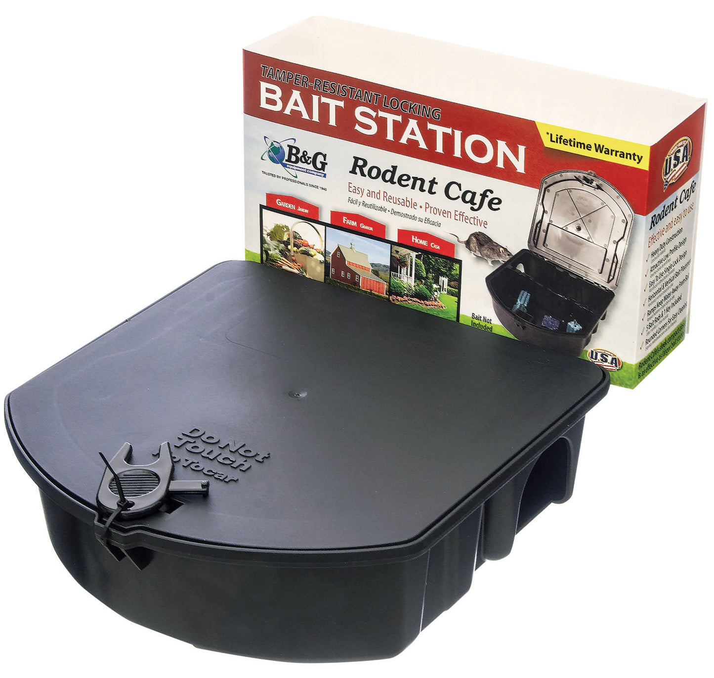 rodent cafe locking bait station