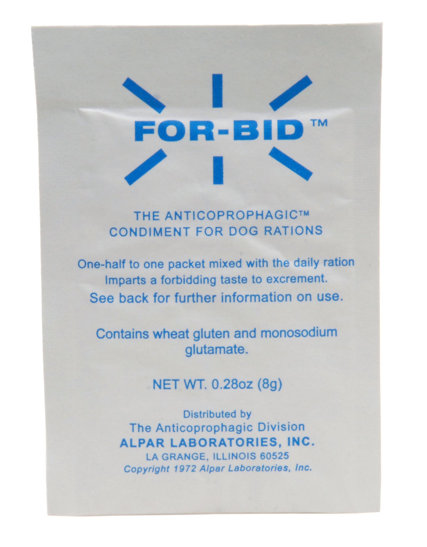 for-bid anticoprophagic, 8 g