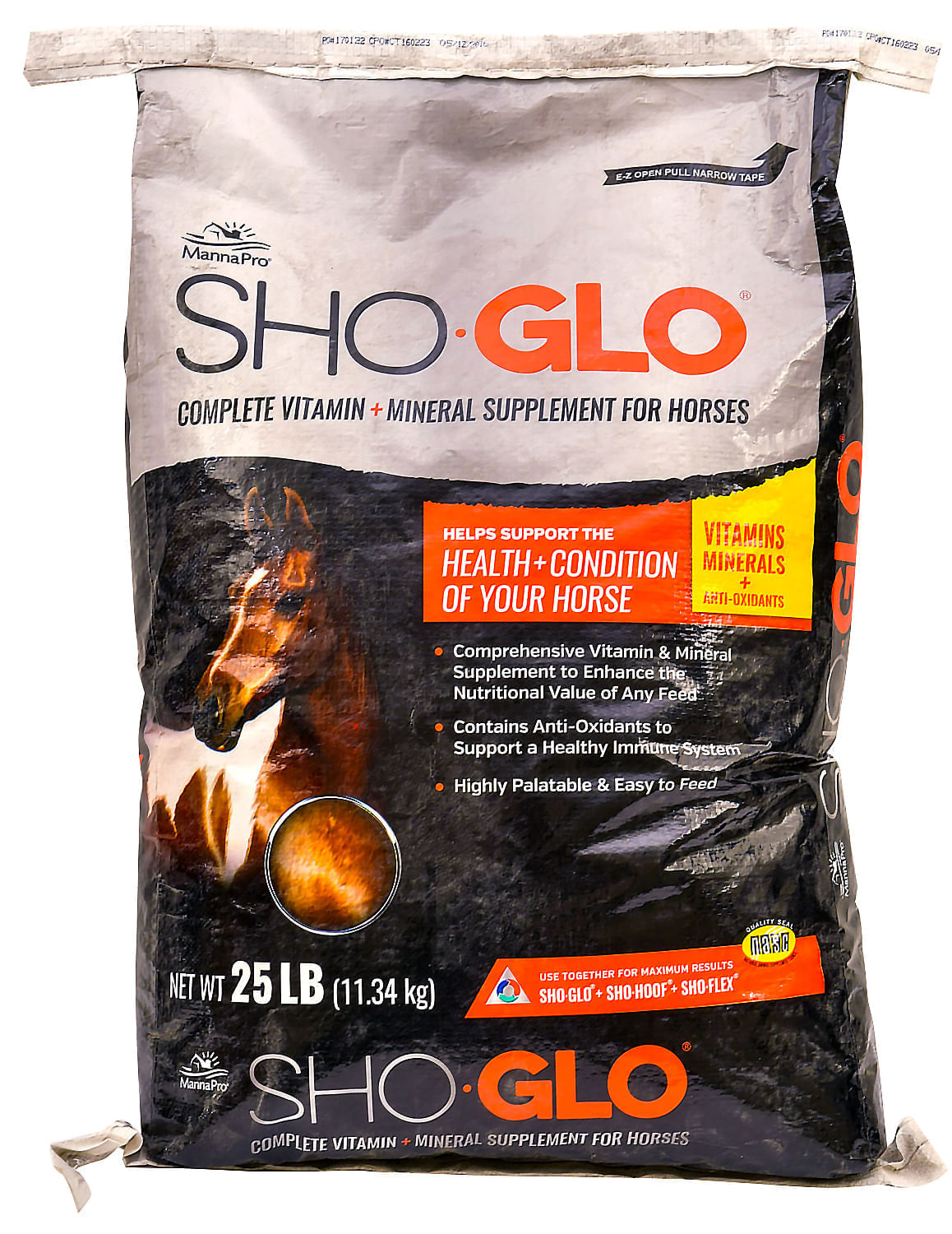 horse sho-glo, 25 lb