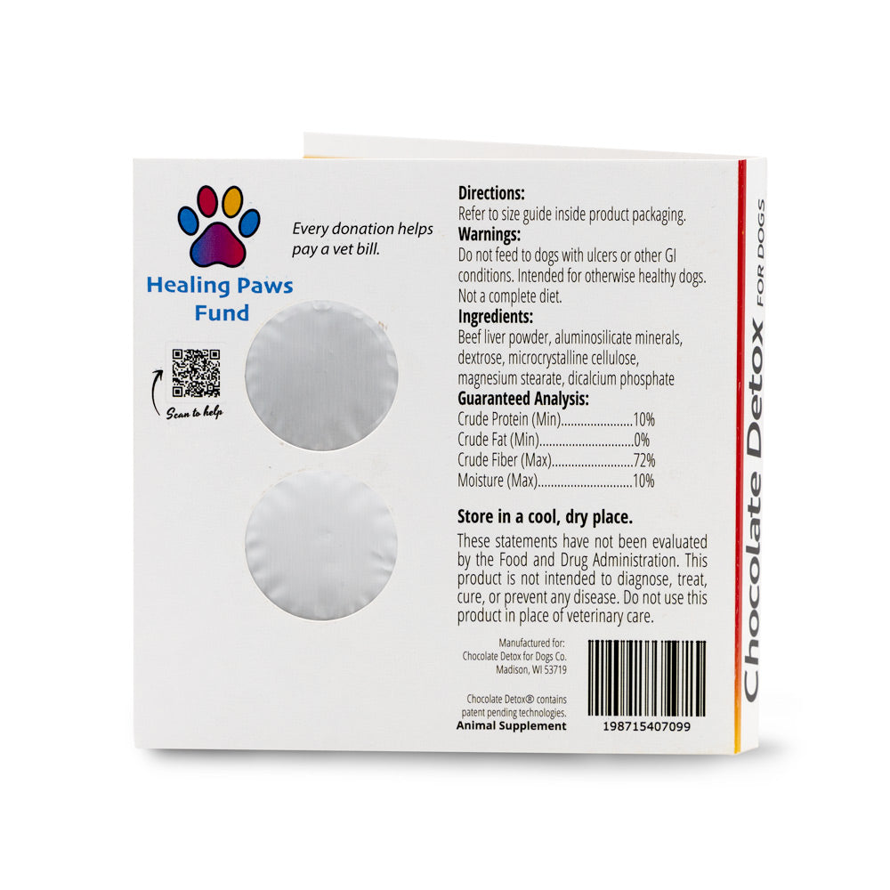 chocolate detox for dogs (2 tablets)