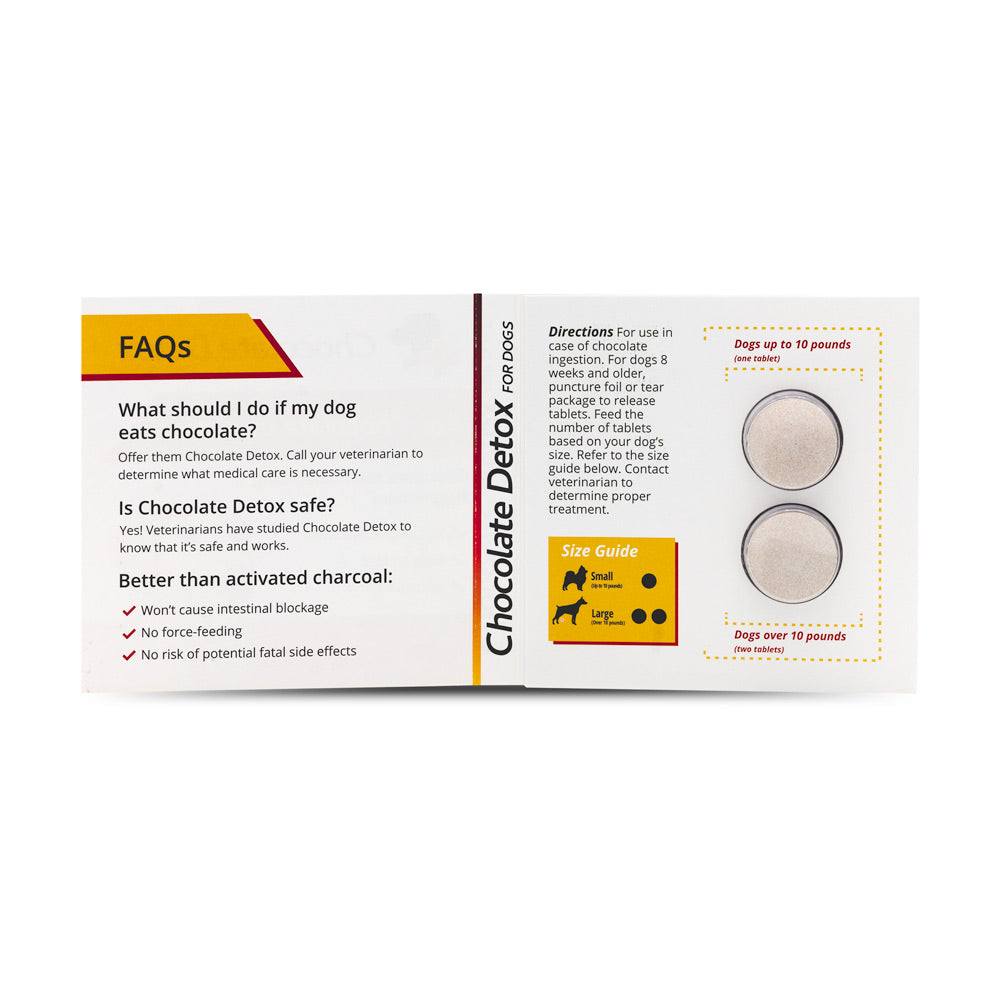 chocolate detox for dogs (2 tablets)