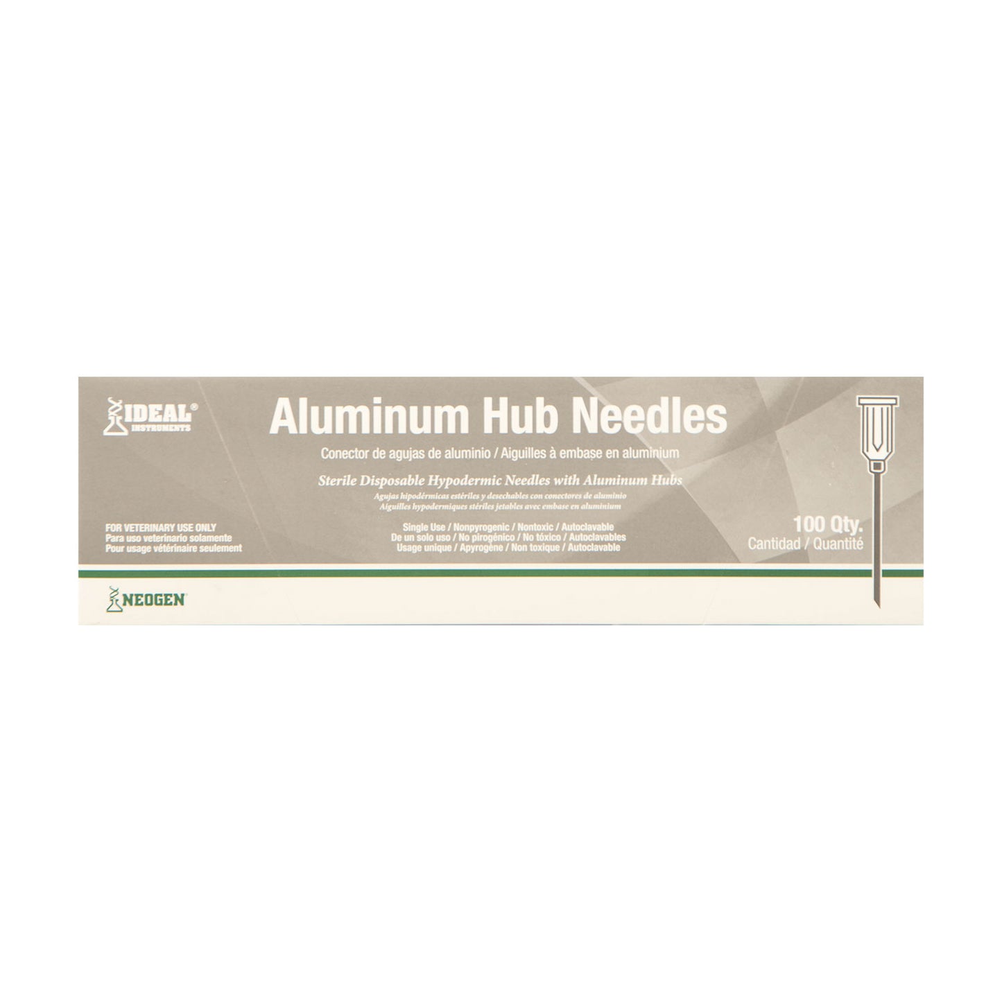 18 ga x 5/8" alum hub needle (100)