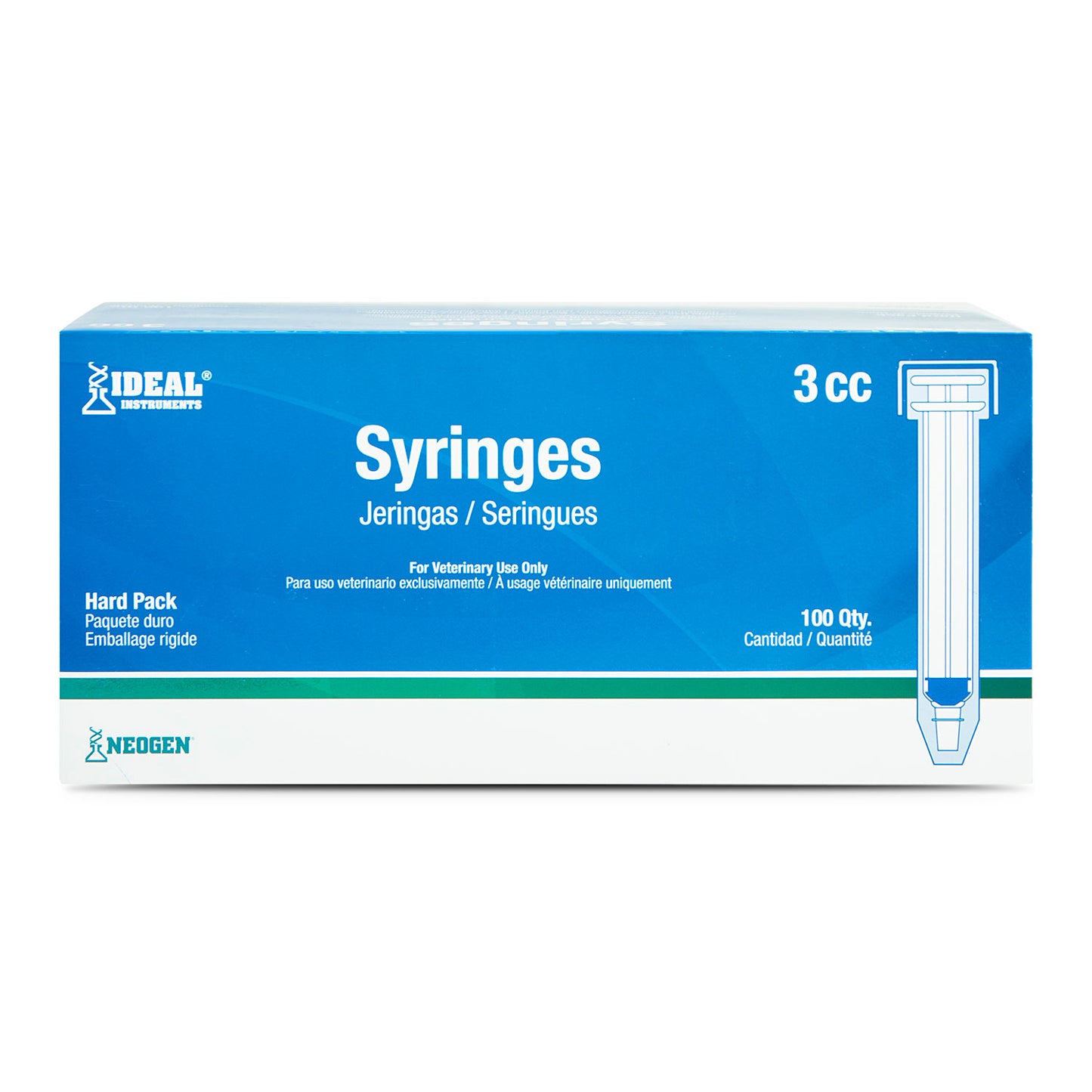 3cc l.l. syringe w/o needle (100)