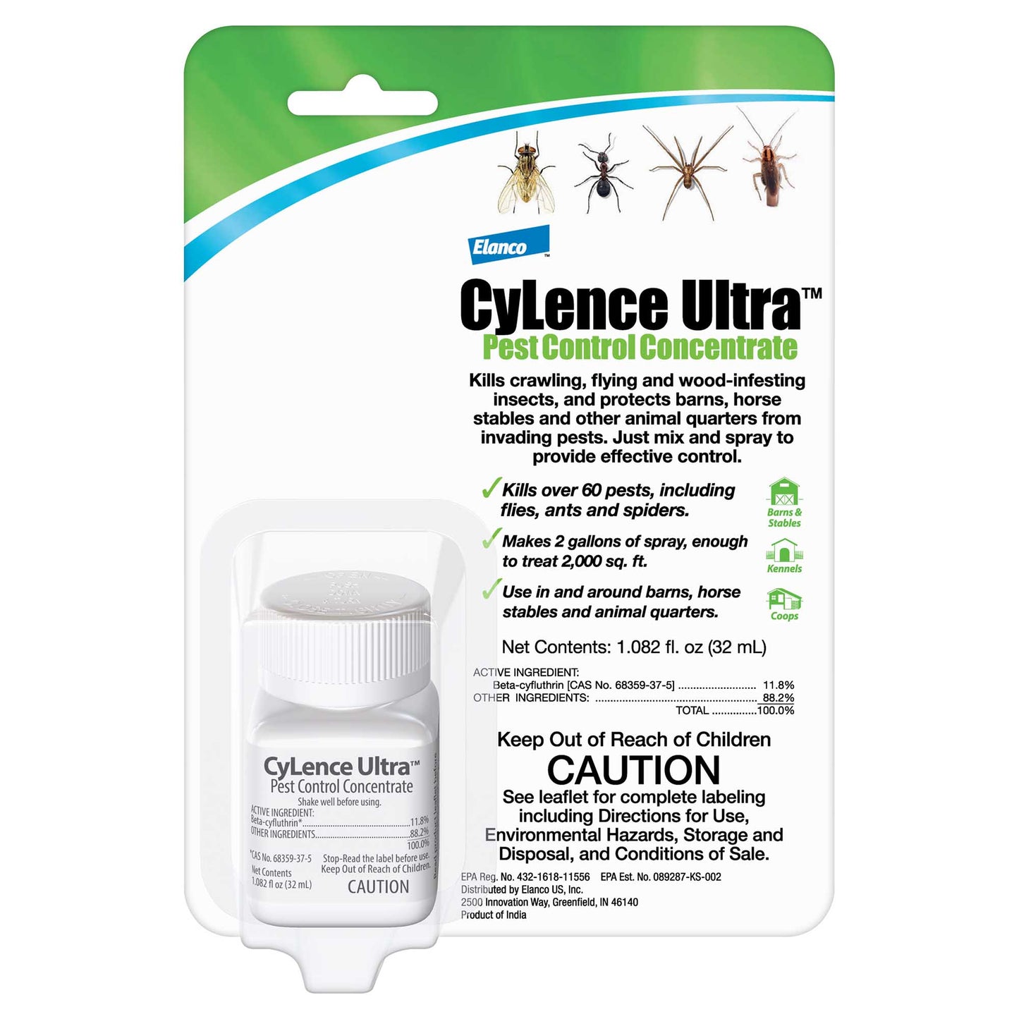 cylence ultra pest control concentrate, 32 ml