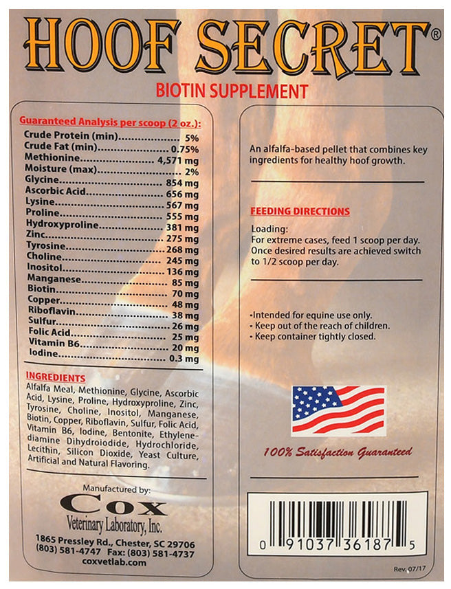 hoof secret, 9 lb