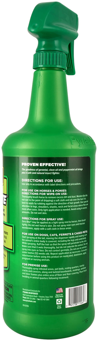 pyranha zero-bite rtu, 32 oz