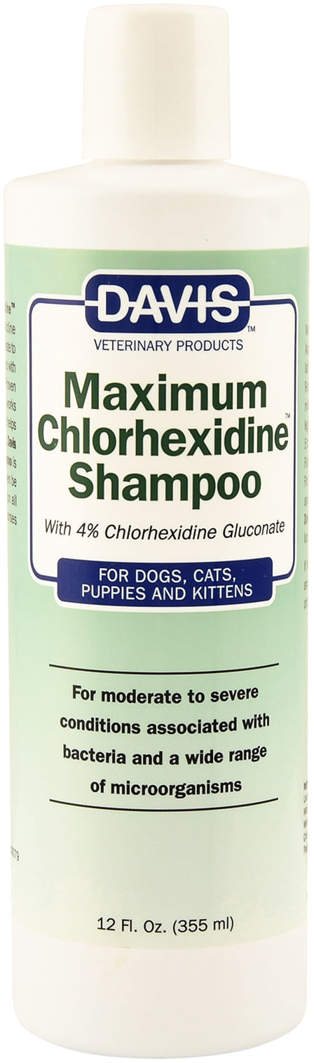 maximum chlorhexidine shampoo 4%, 12 oz