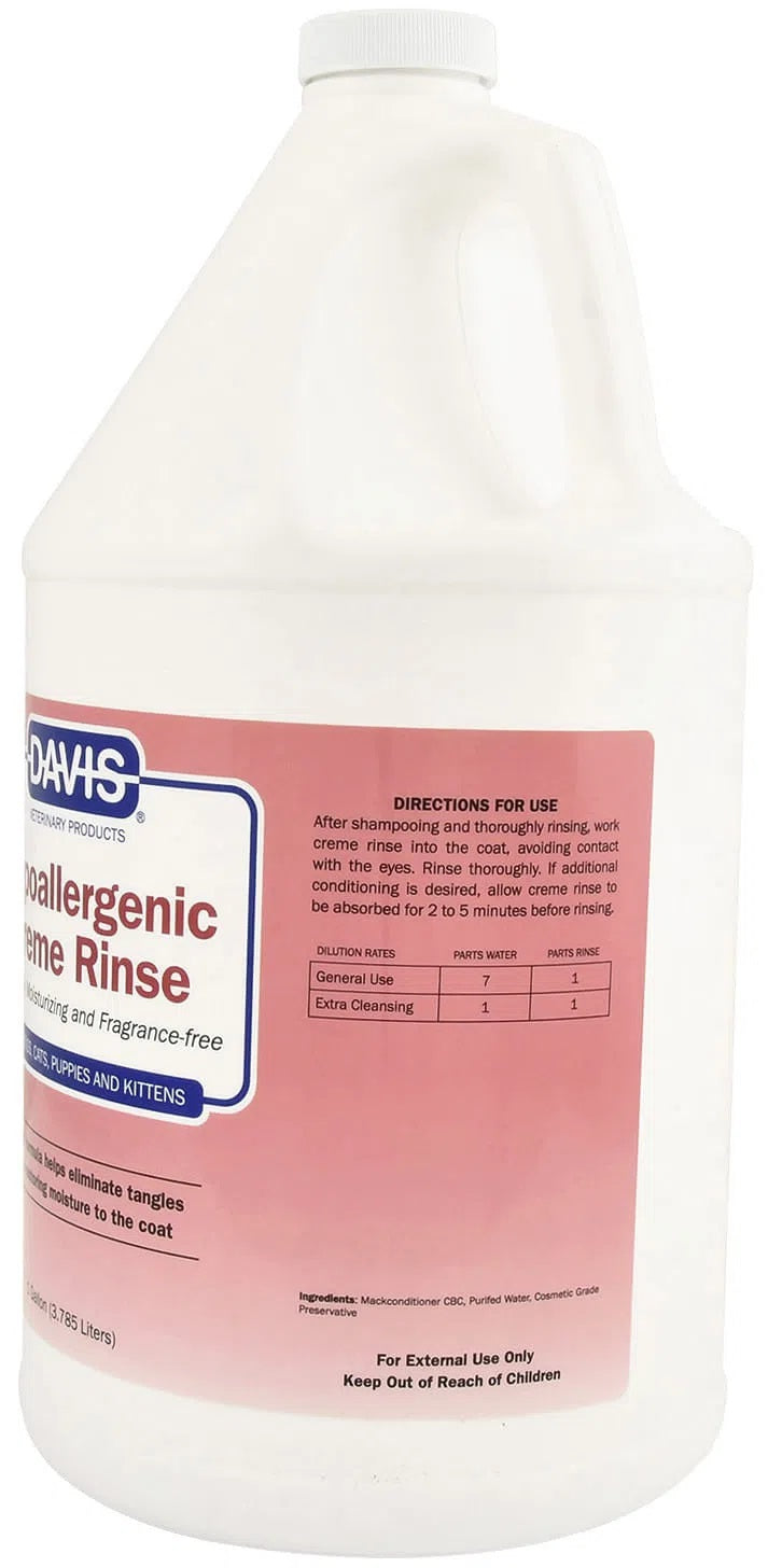 davis hypoallergenic crème rinse - gallon