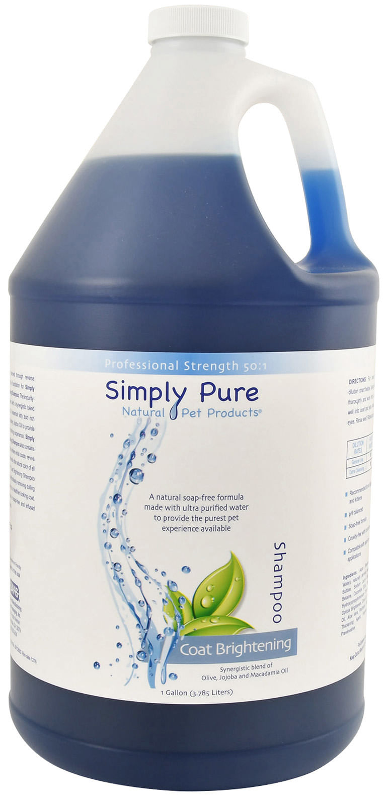simply pure concentrate coat brightening shampoo gl