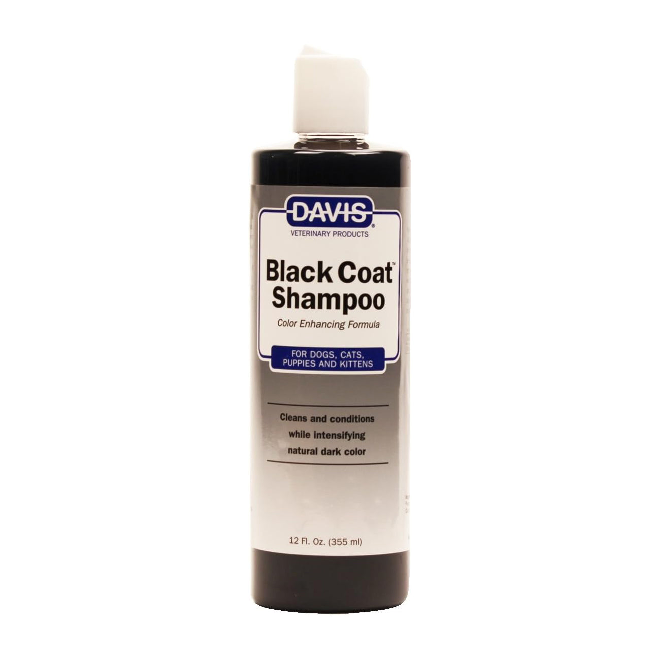 black coat shampoo, 12oz