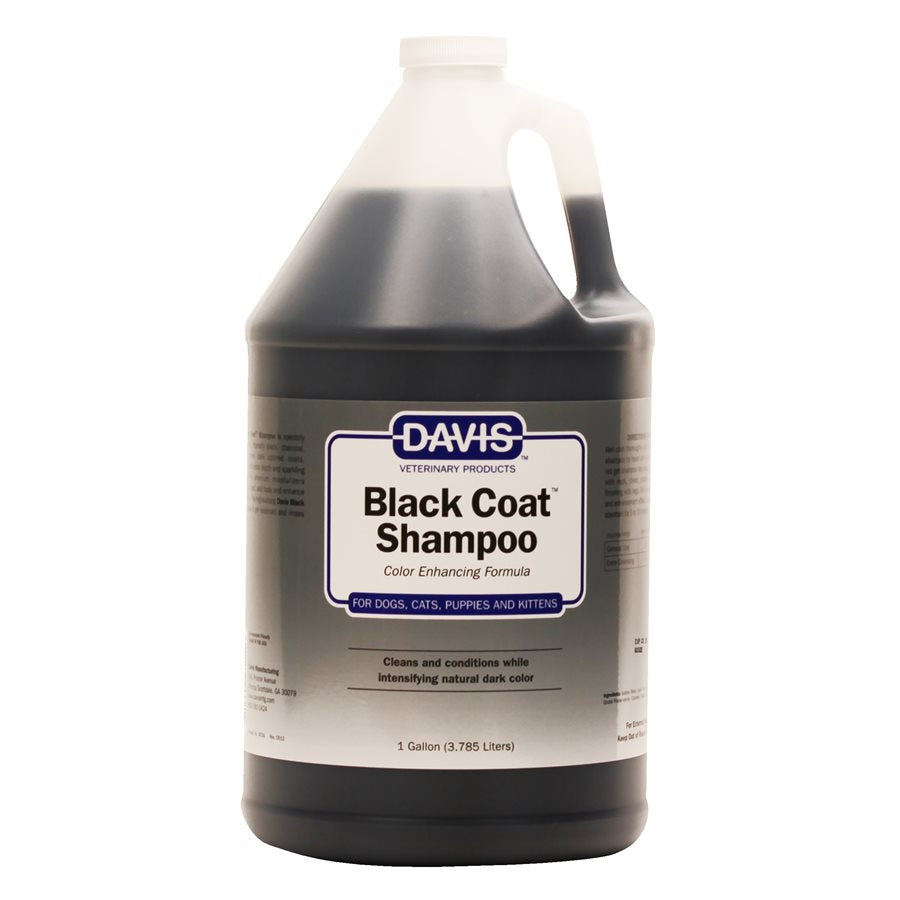 black coat shampoo, gallon