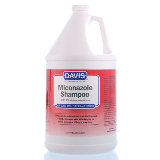 Davis Miconazole Shampoo 1 GL – 2% Miconazole for Fungal Relief & Moisture for Pets