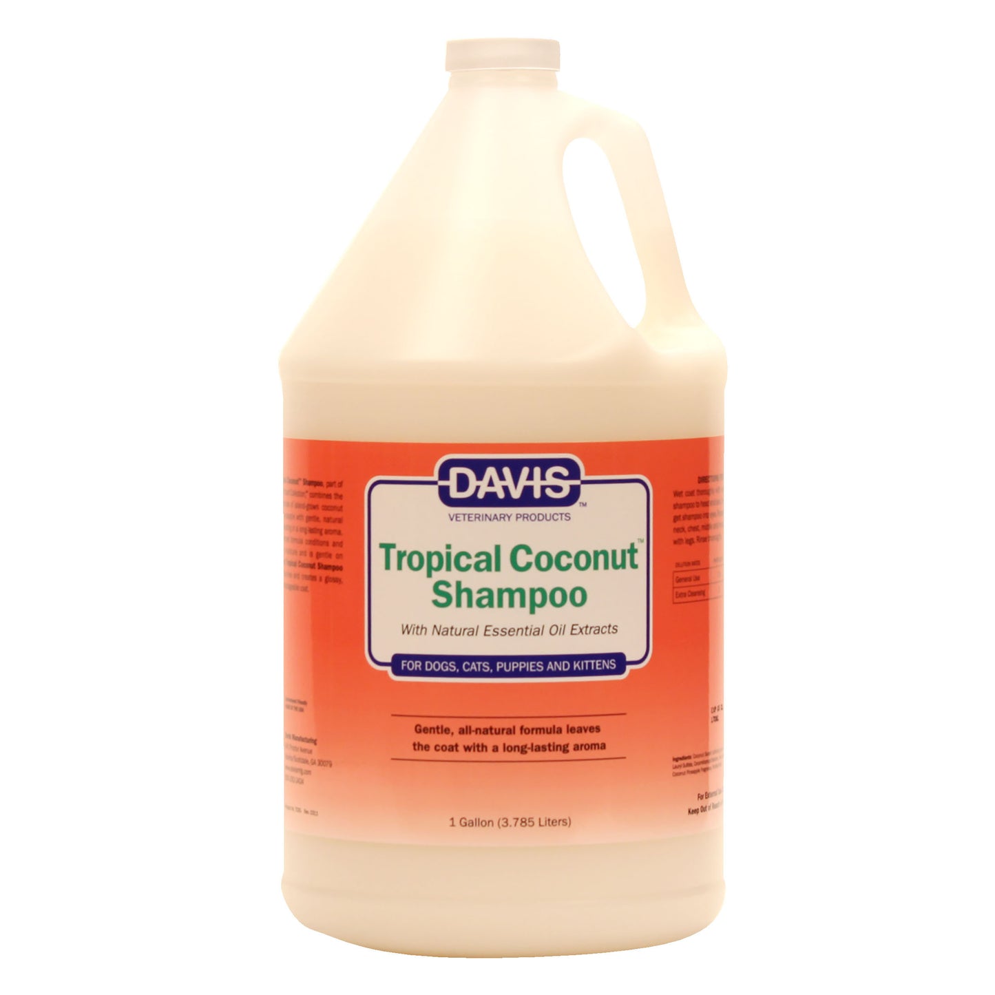 tropical coconut shampoo - gal