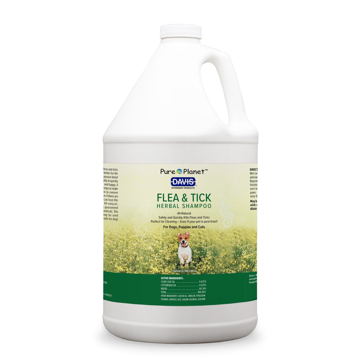pure planet flea &tick herbal shampoo gal