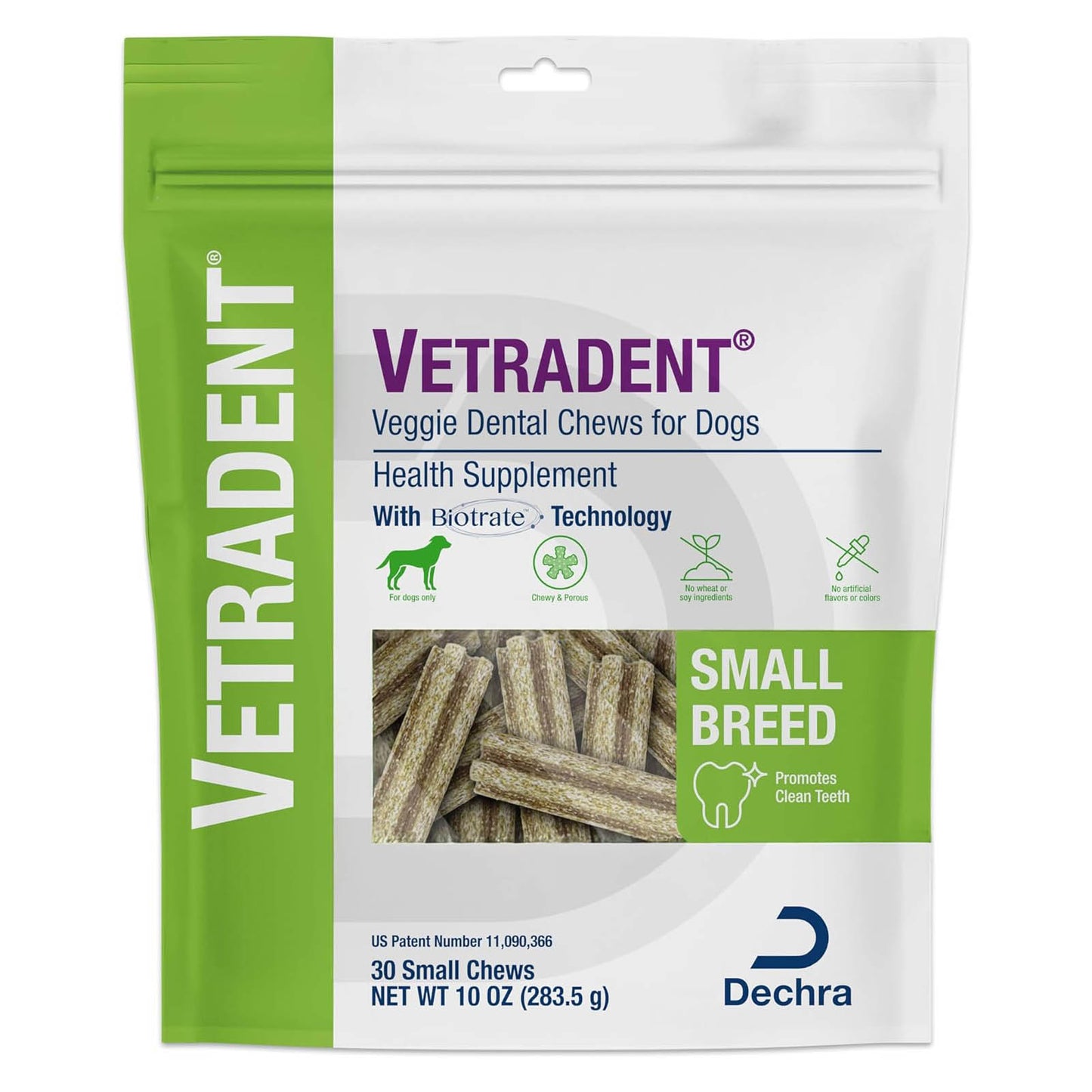 vetradent veggie dental chews for dogs - small
