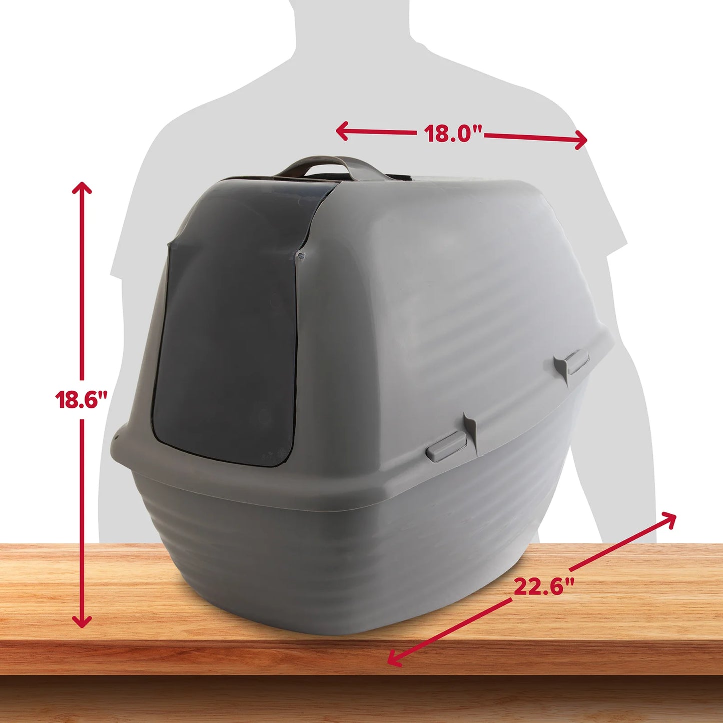 arm & hammer hooded wave litter box