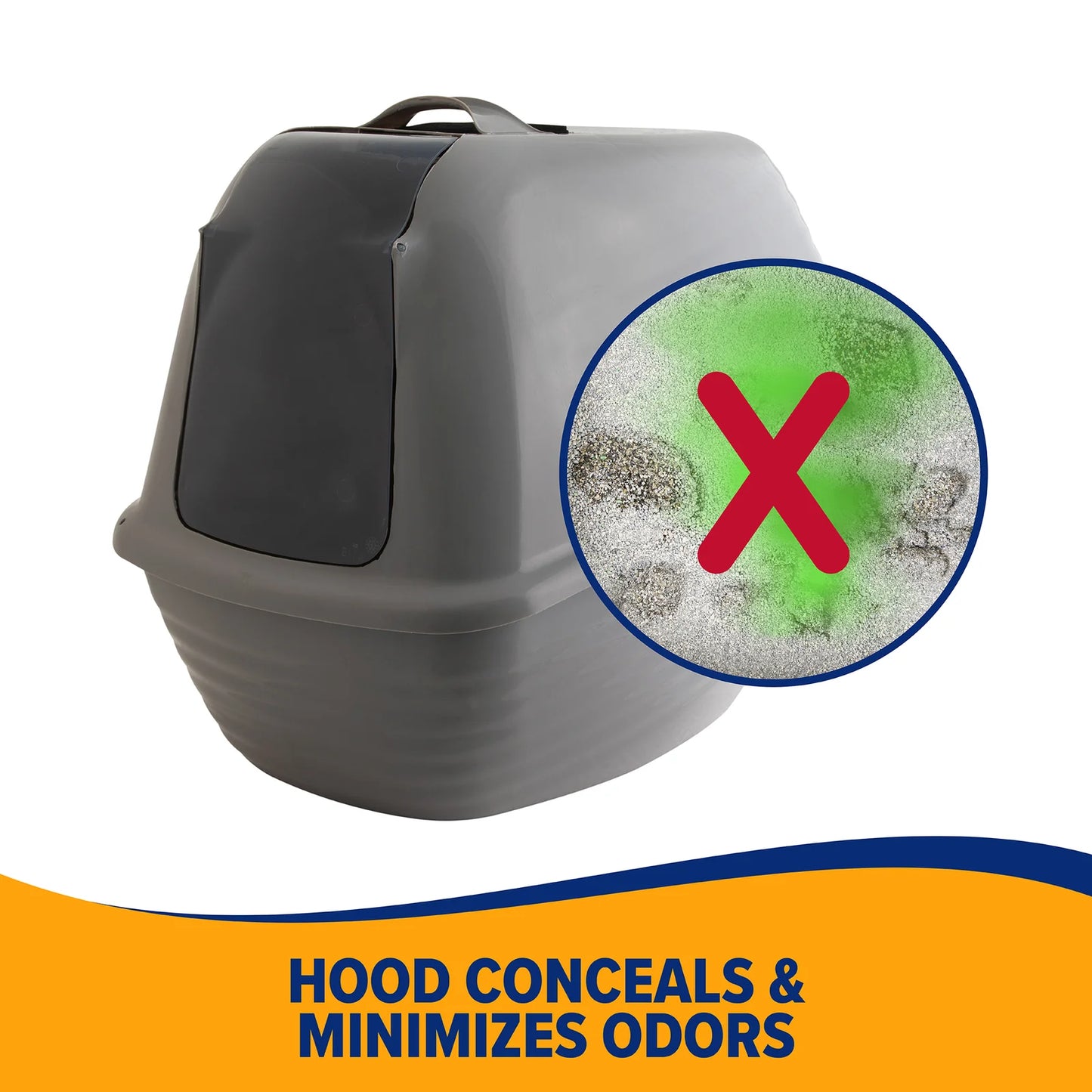 arm & hammer hooded wave litter box